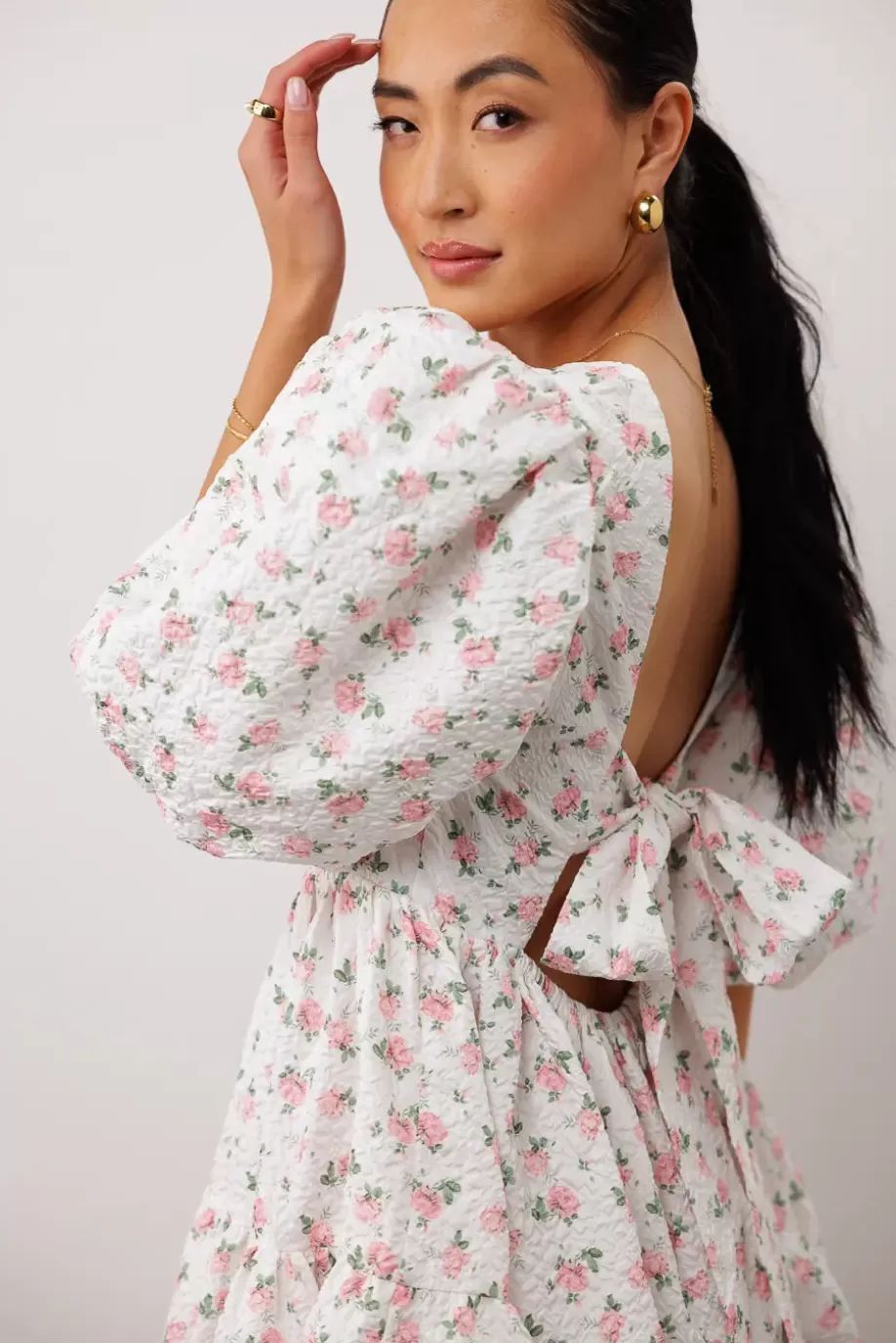 Shop Magnolia Floral Babydoll Dress MINI DRESSES | DRESSES