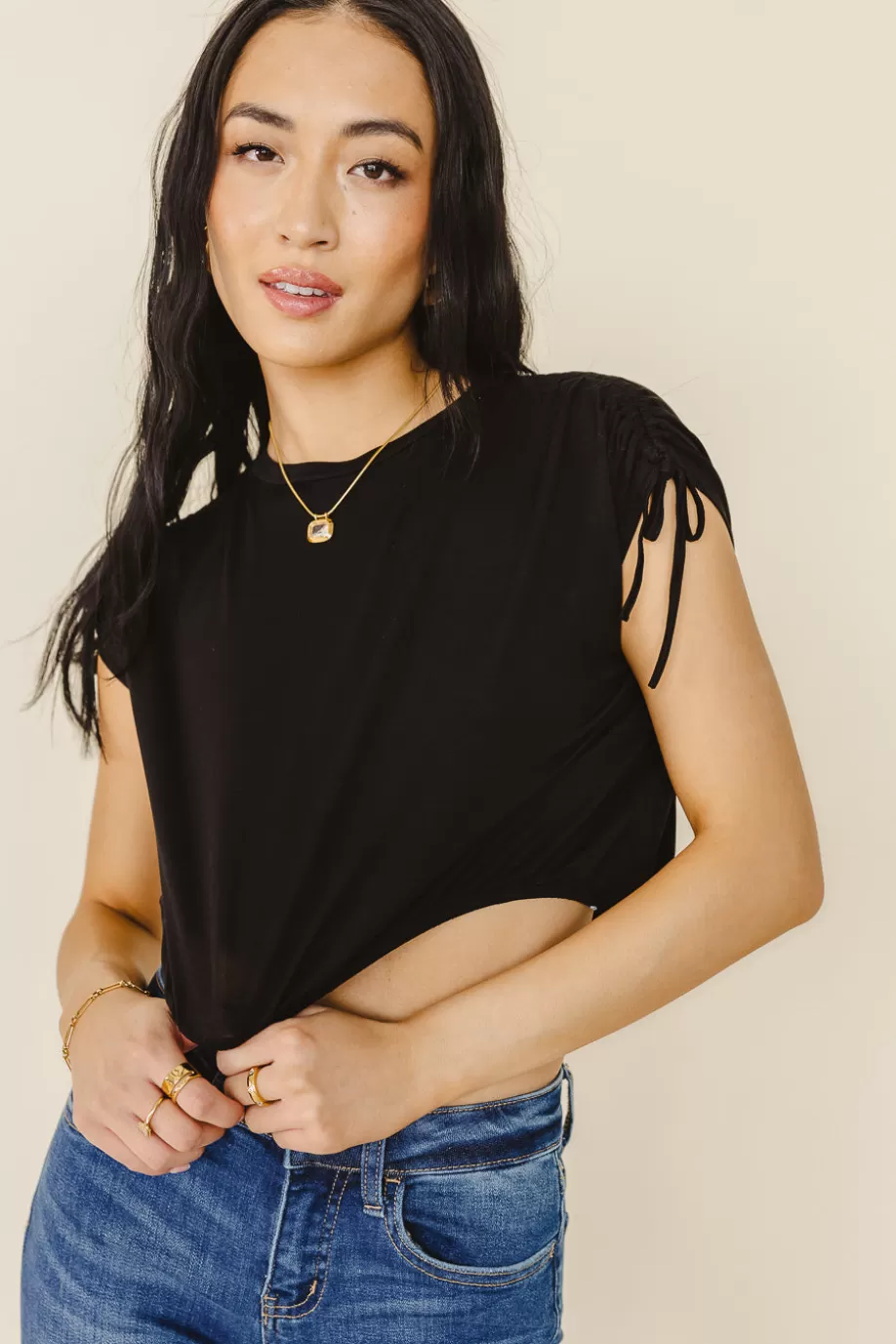 Cheap Marian Crop Top - FINAL SALE CROPPED | TOPS