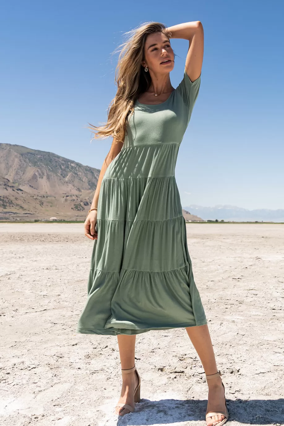 Discount McKayla Tiered Dress in MAXI DRESSES | DRESSES