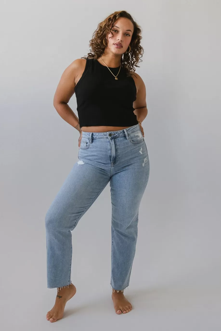 Hot Megan Straight Leg Jeans - FINAL SALE DENIM