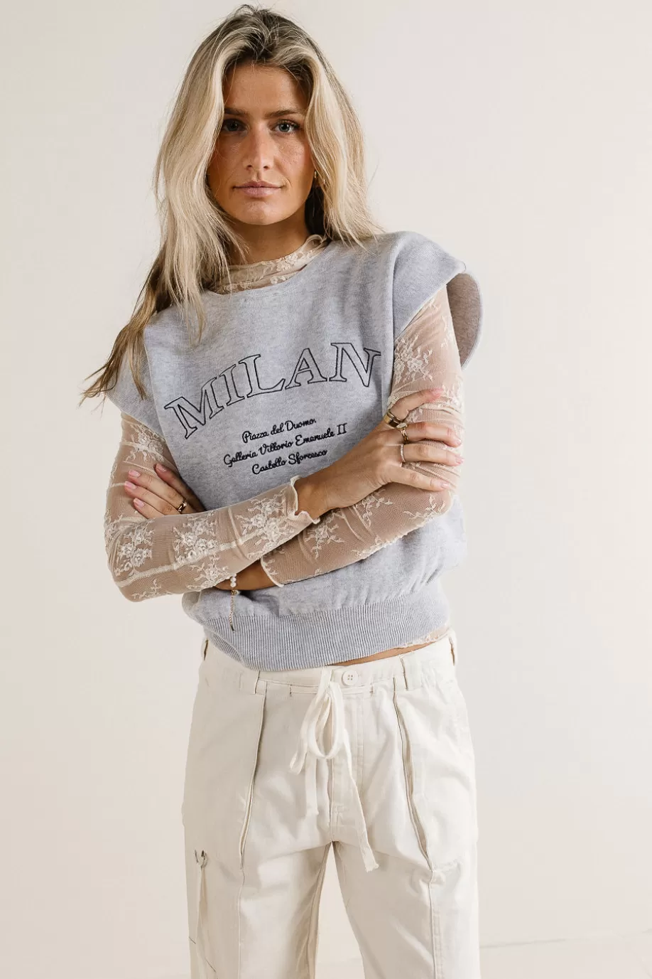 Best Sale Milan Muscle Sweater Top SWEATERS | SWEATERS