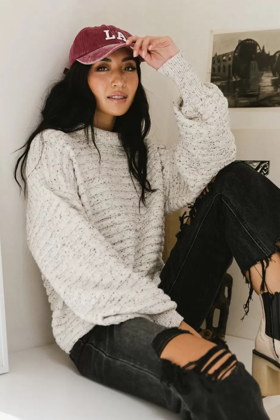 Discount Mya Ribbed Sweater SWEATERS | SWEATERS