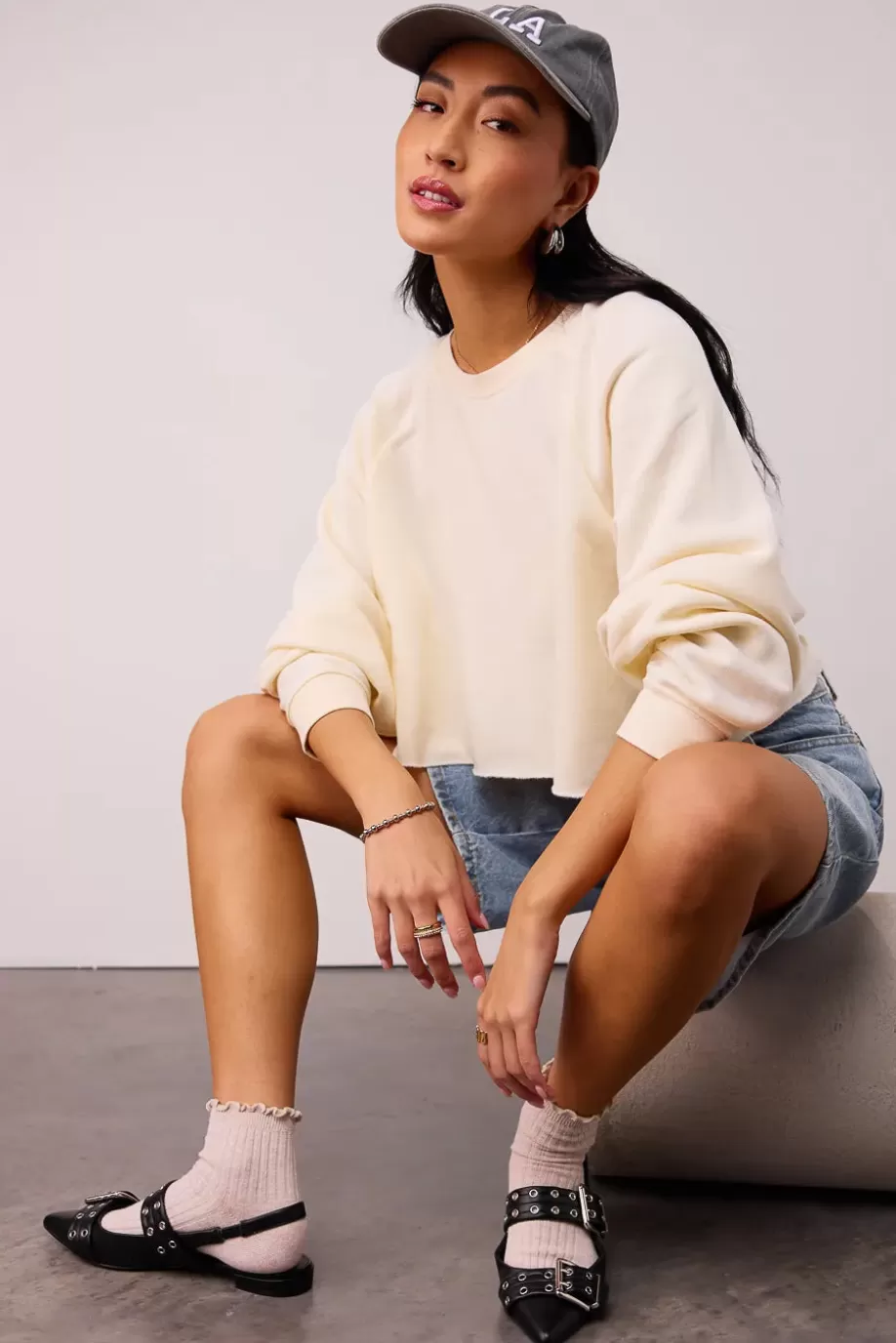 Flash Sale Nara Cropped Sweatshirt in SWEATERS | SWEATERS