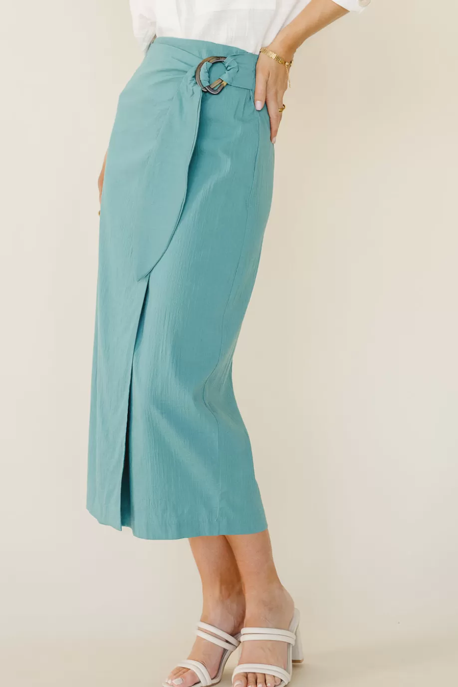 Flash Sale Nori Wrap Skirt in - FINAL SALE SKIRTS