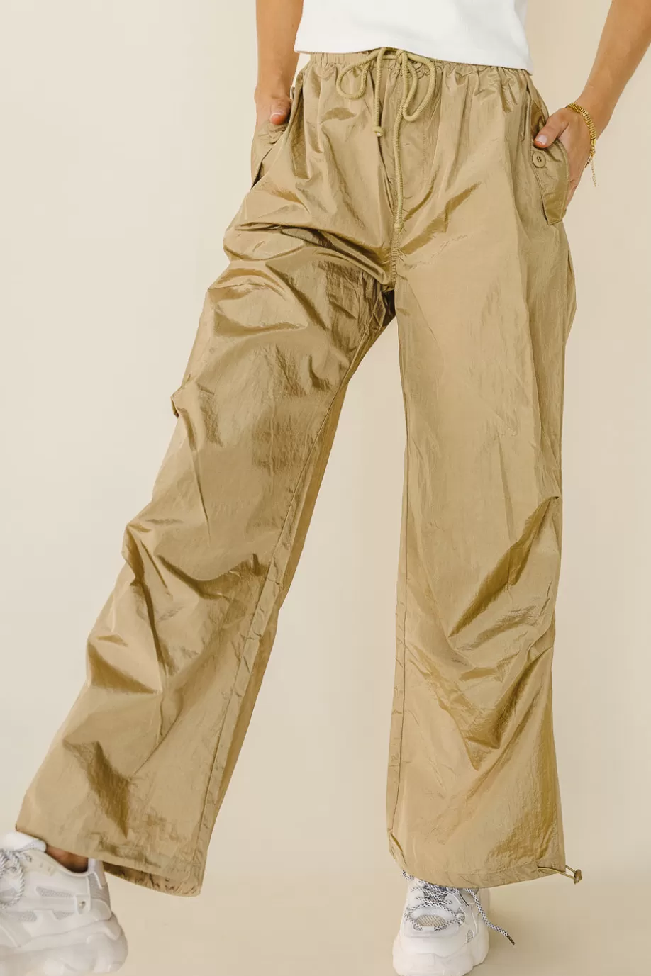 Cheap Novalee Parachute Pants in - FINAL SALE PANTS