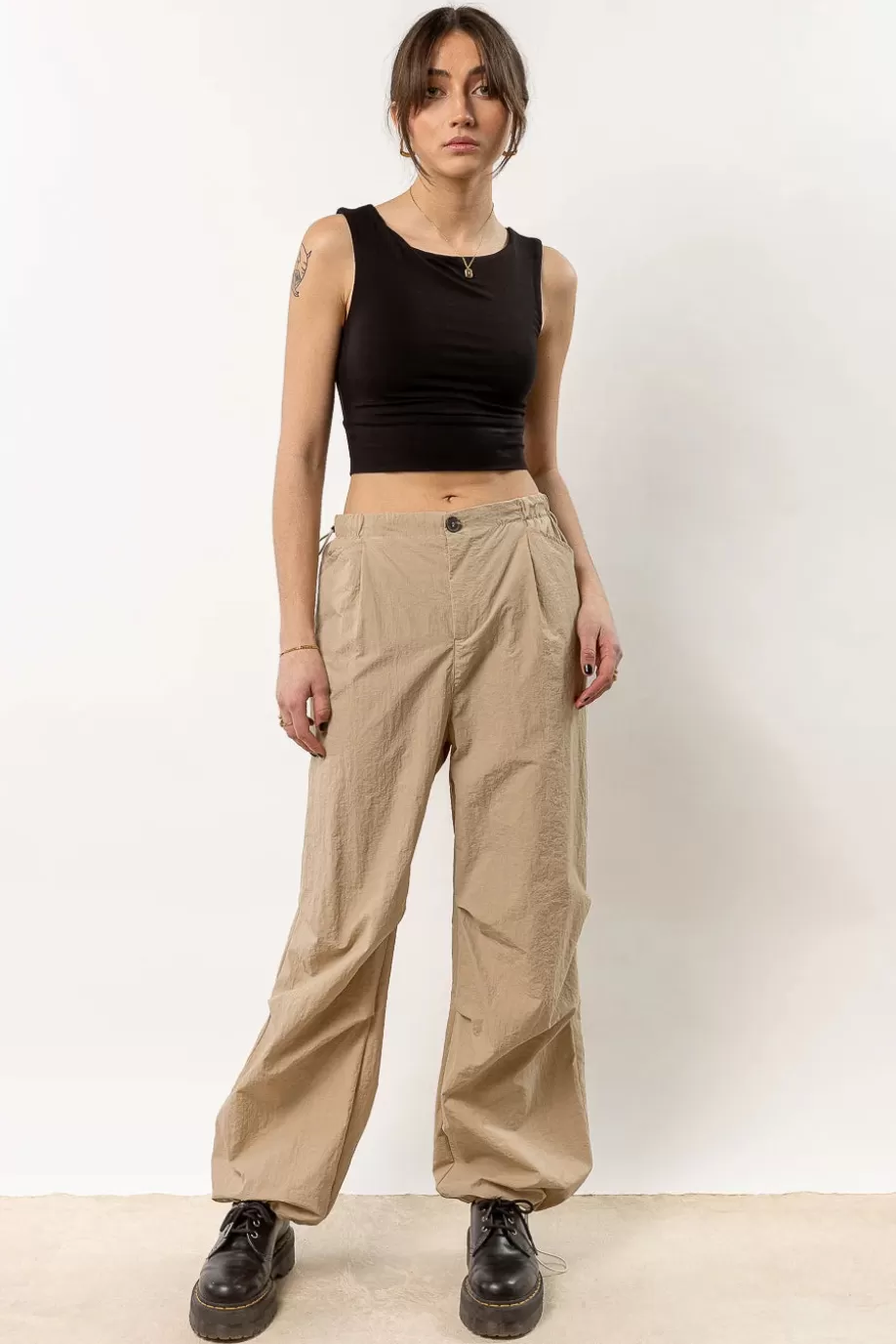 Hot Nylon Parachute Pants in - FINAL SALE PANTS