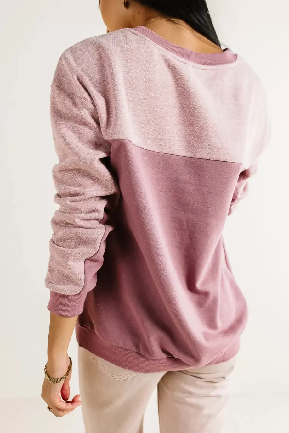 New Olivia Colorblock Sweatshirt SWEATERS | SWEATERS