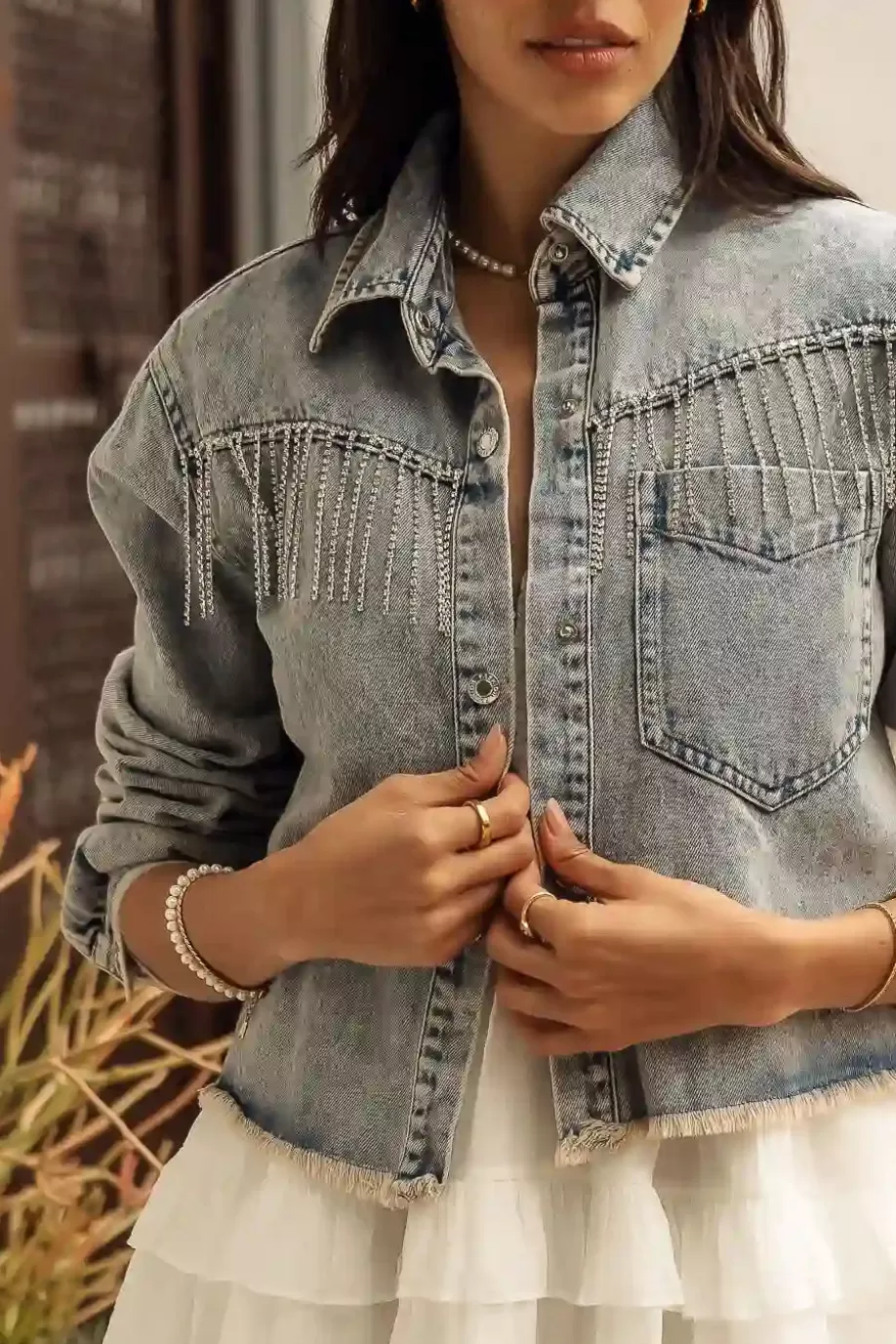 Shop Olivia Denim Jacket - FINAL SALE JACKETS & BLAZERS | JACKETS & BLAZERS