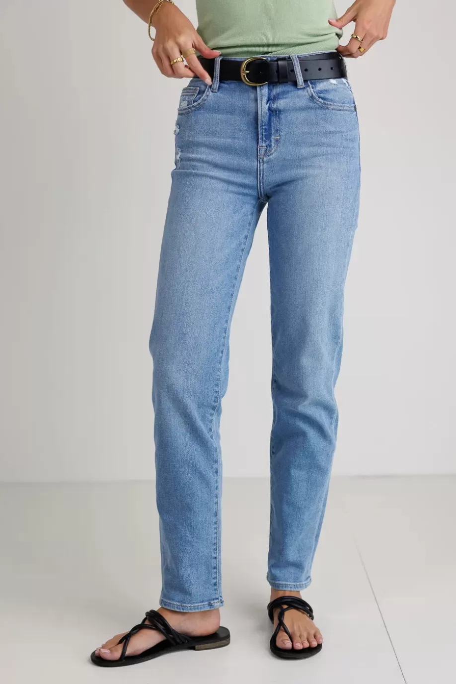 Fashion Palmer Straight Leg Jeans DENIM