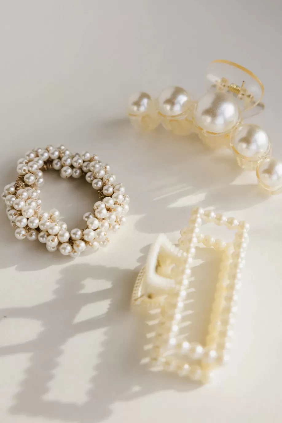 Clearance Pearl Rectangle Claw Clip HAIR ACCESSORIES | HAIR ACCESSORIES