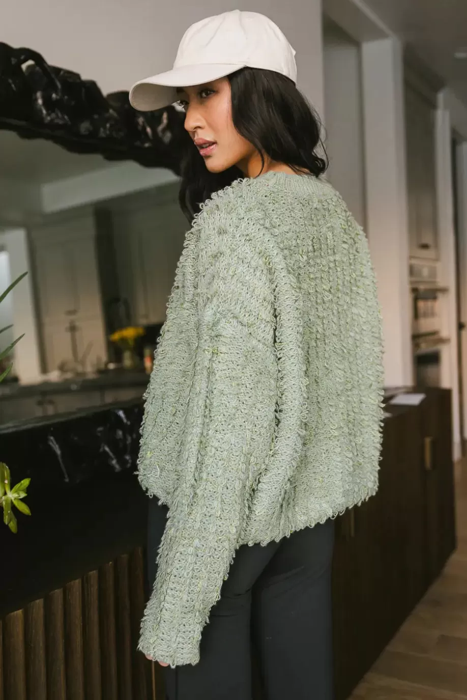 Best Raegan Fuzzy Sweater in SWEATERS | SWEATERS