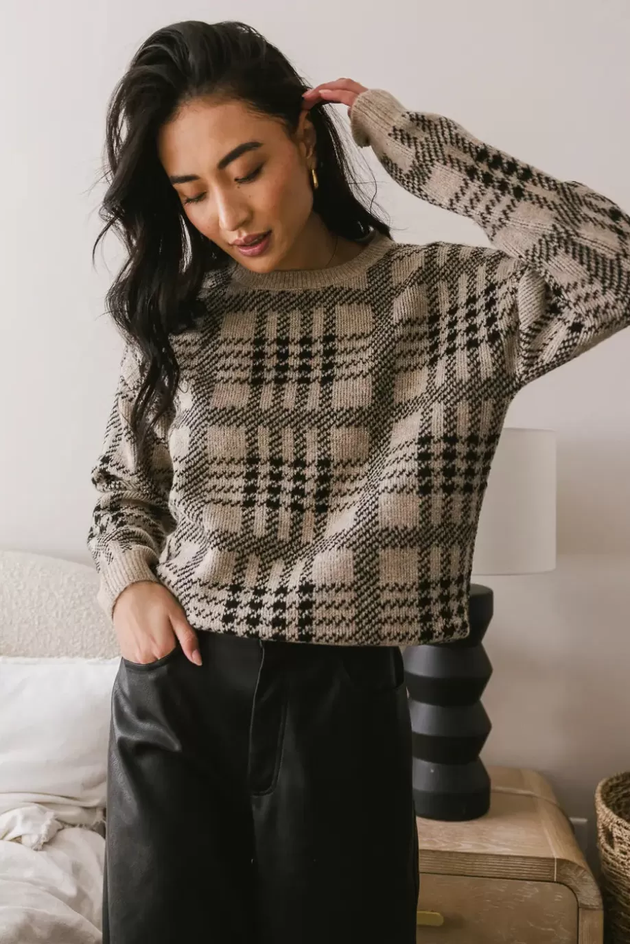 Clearance Raelynn Plaid Sweater - FINAL SALE SWEATERS | SWEATERS