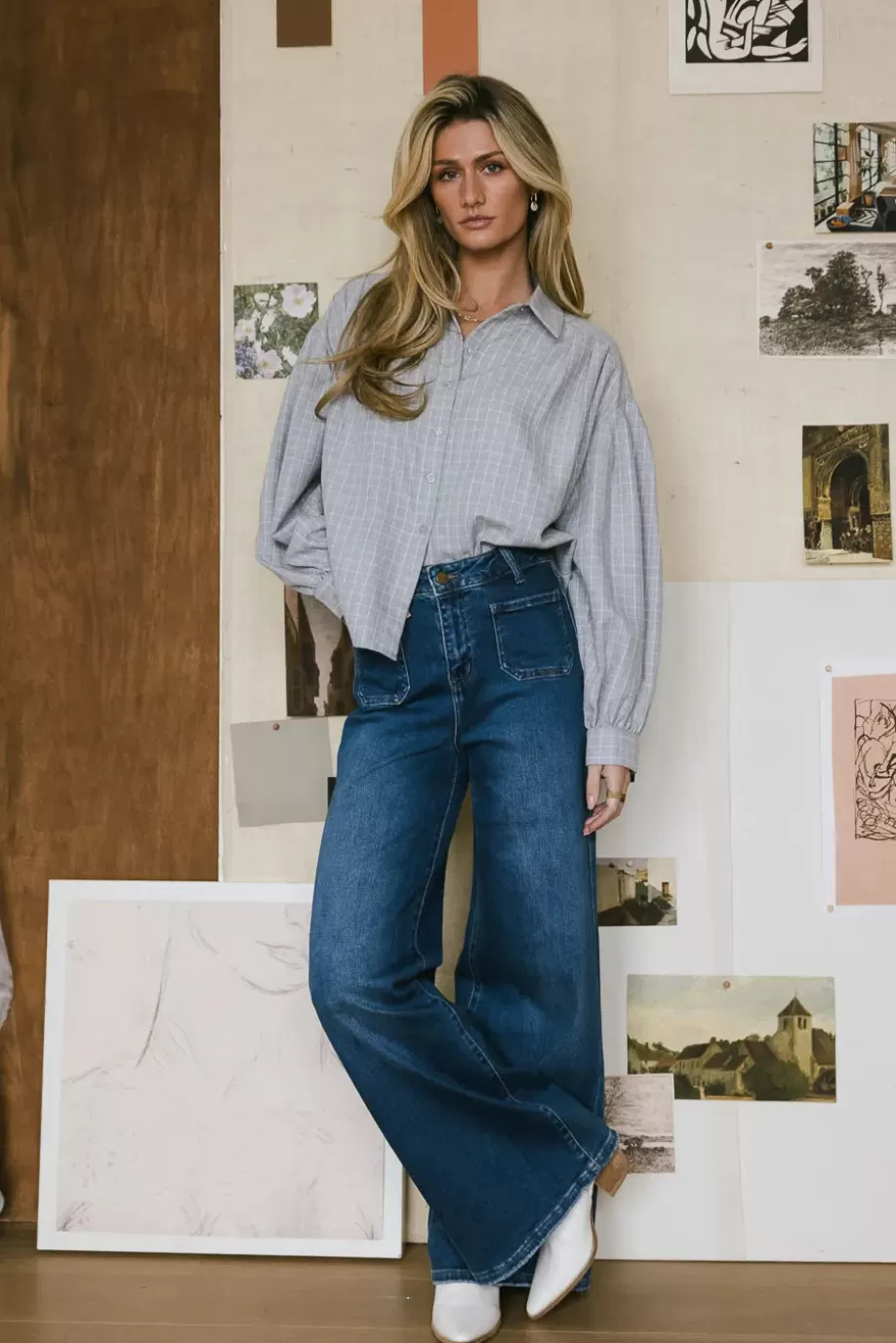 Clearance Reese Wide Leg Jeans - FINAL SALE DENIM