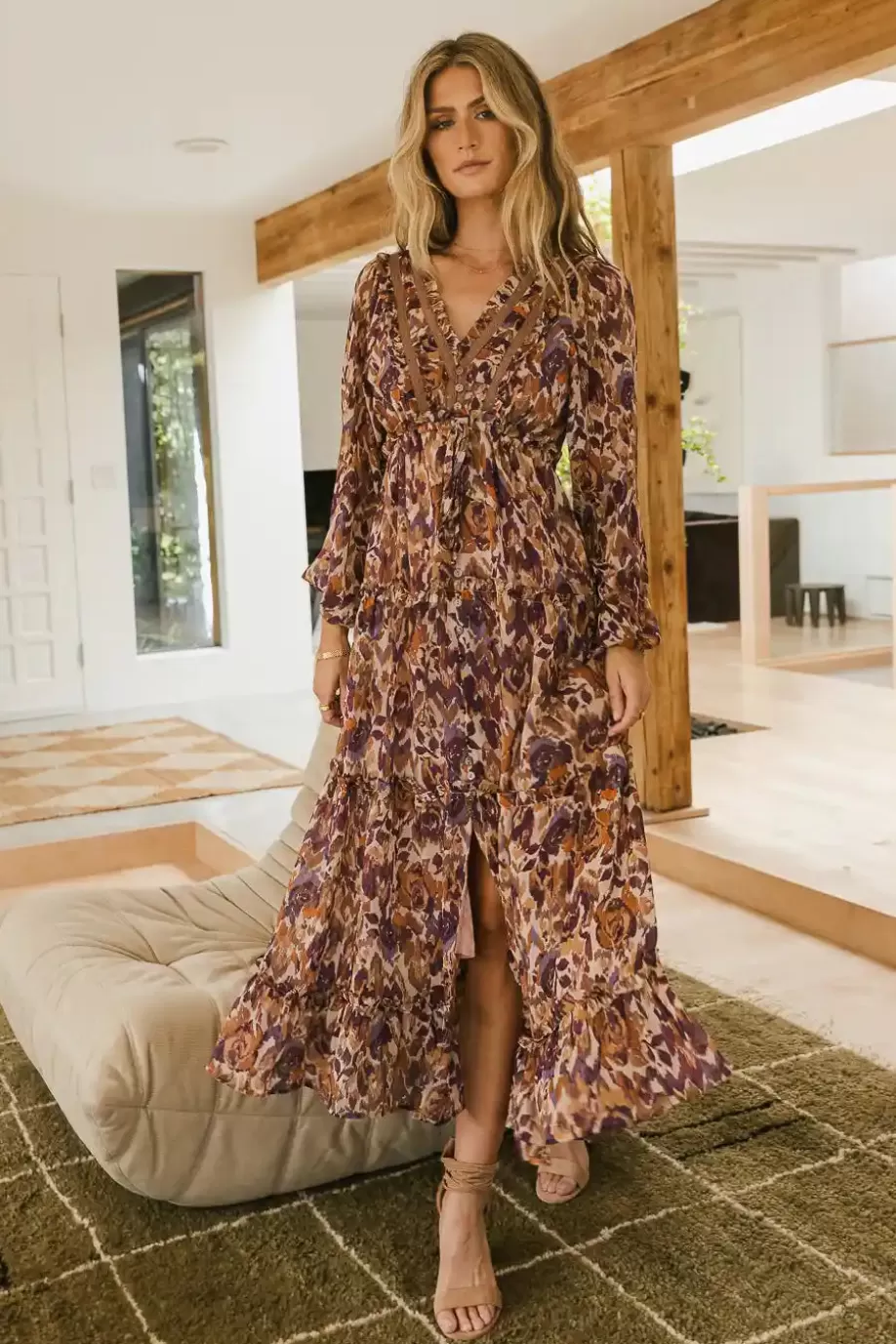 Shop Regina Printed Dress in - FINAL SALE MAXI DRESSES | DRESSES