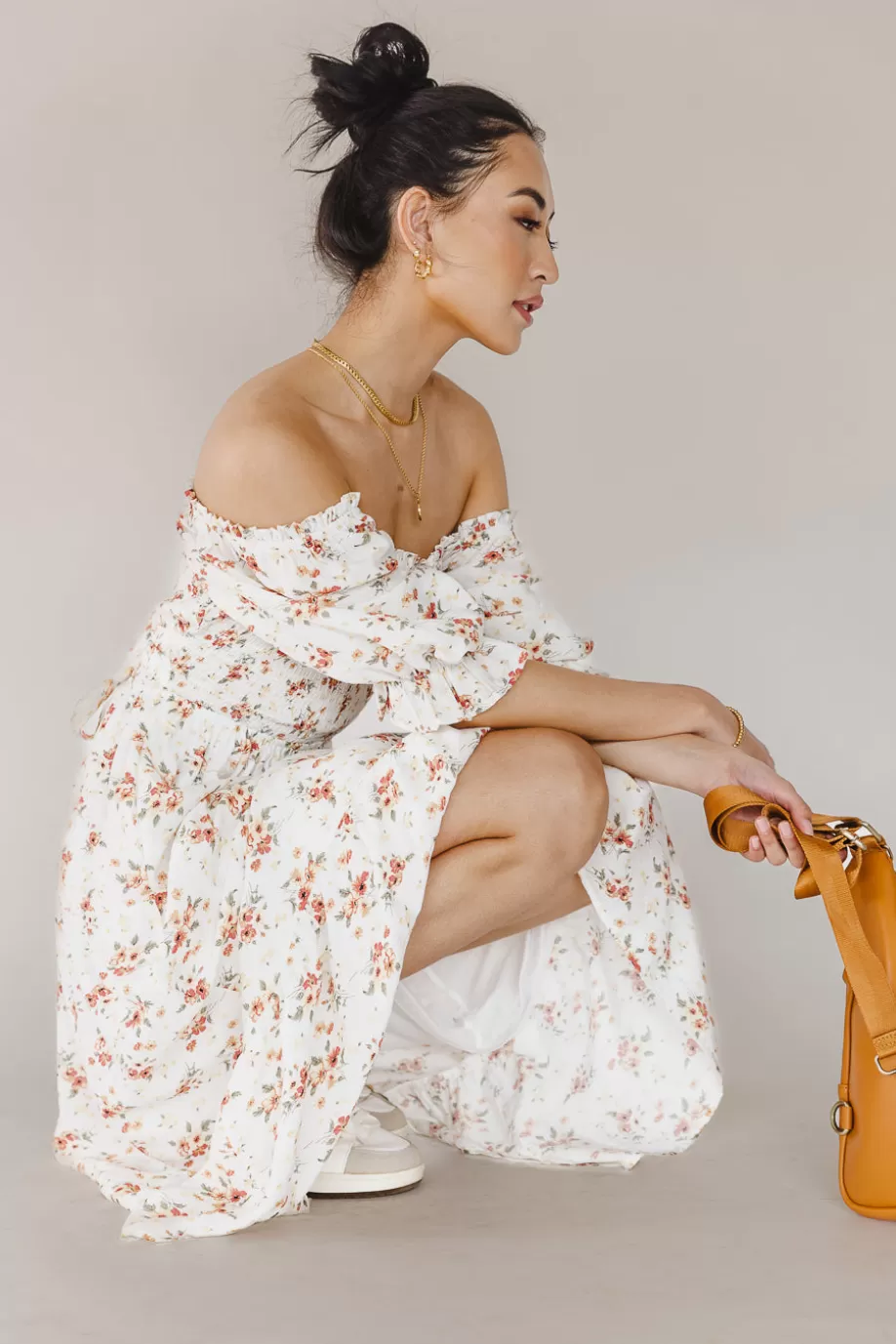 Store Rhett Floral Midi Dress DRESSES