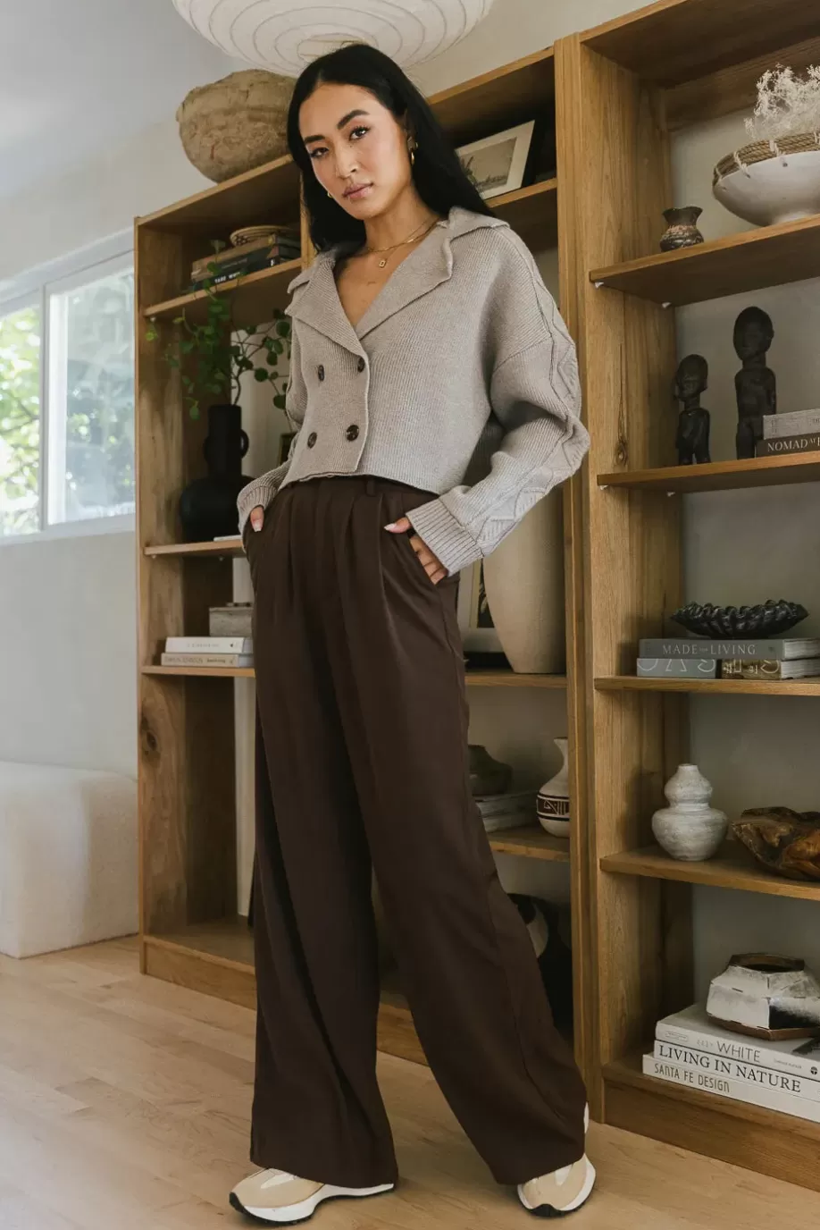 Cheap Romaine Wide Leg Pants in - FINAL SALE PANTS