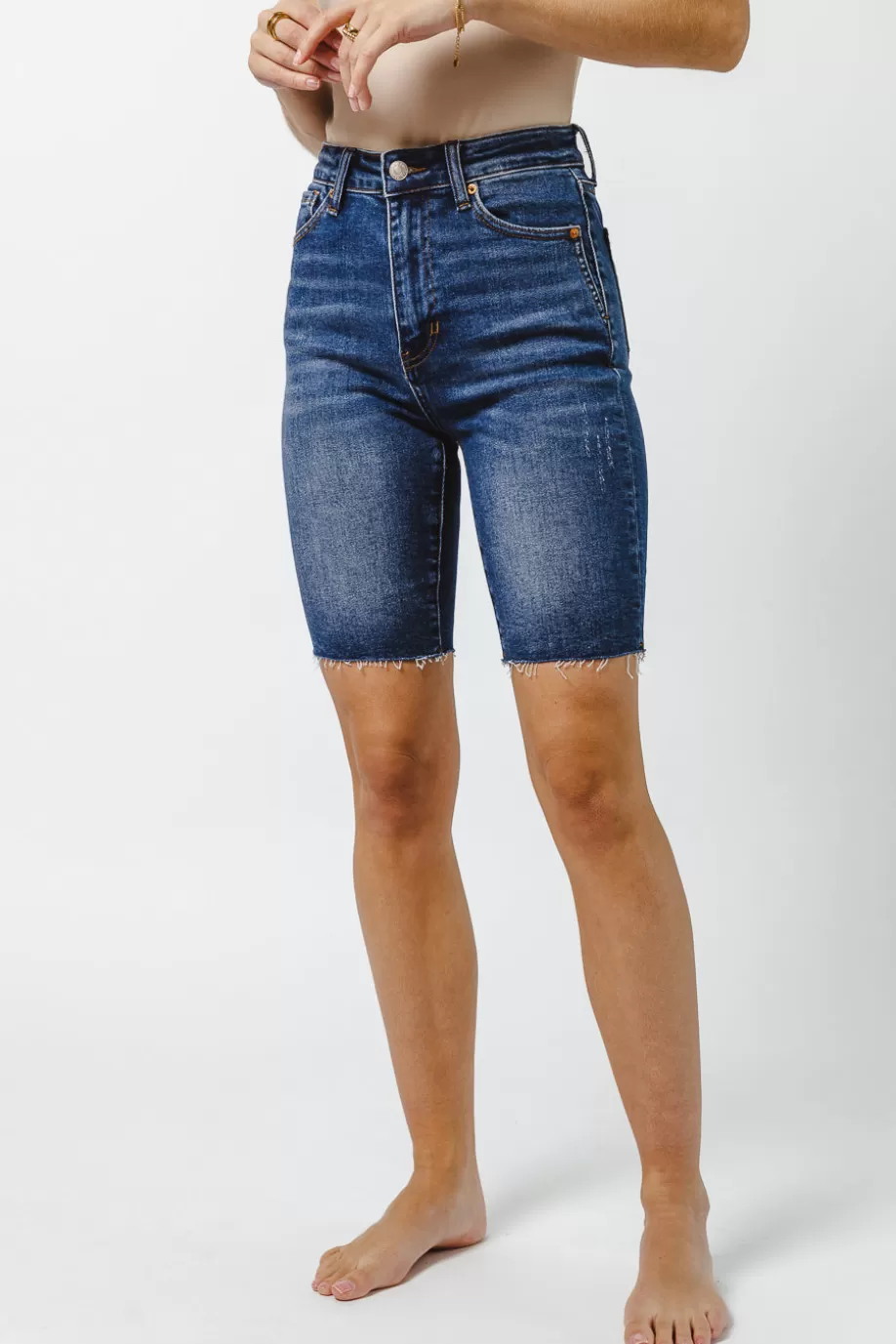 Hot Rowen Mid Thigh Shorts DENIM SHORTS | SHORTS