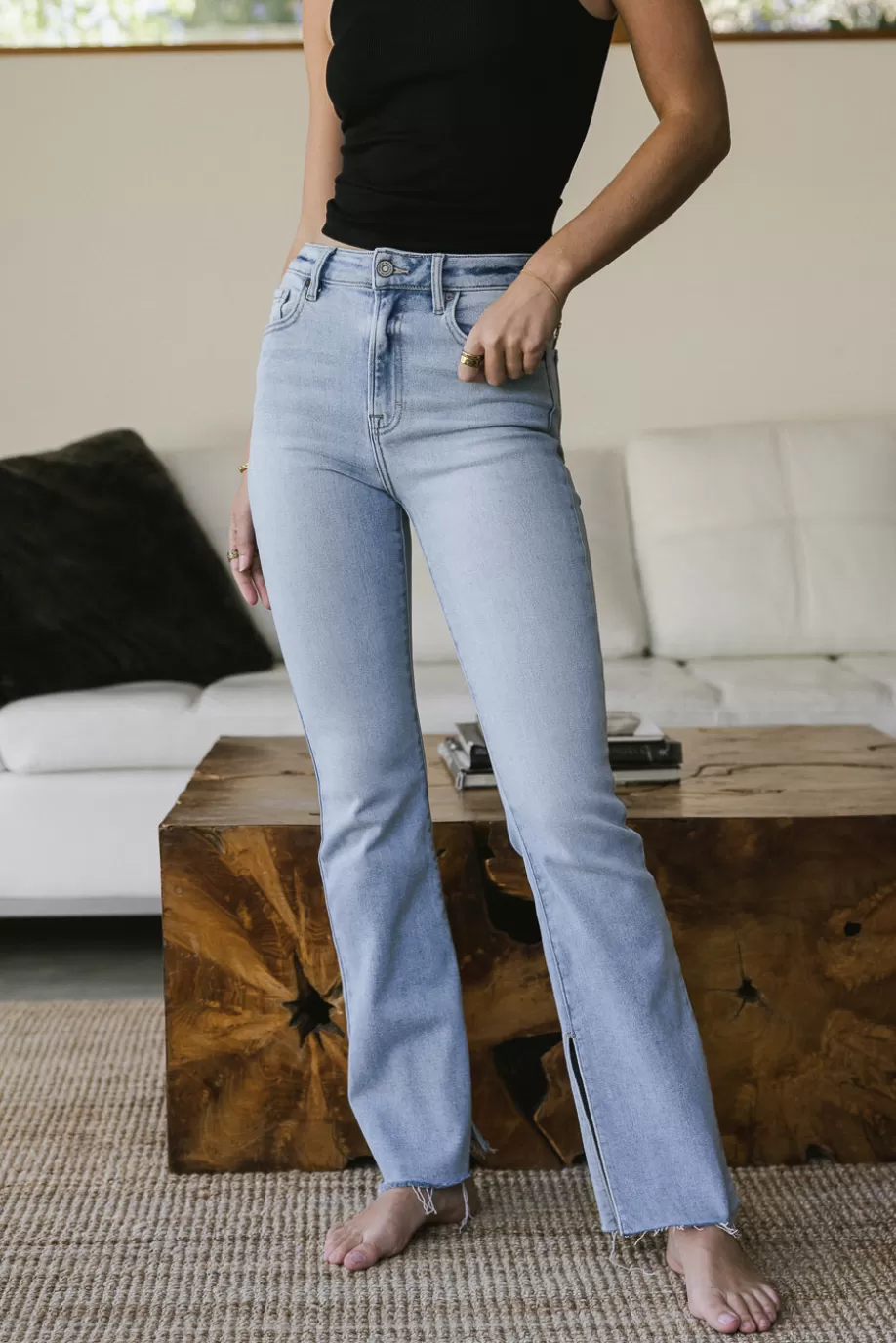 Hot Ryan Bootcut Jeans in Light Wash - FINAL SALE DENIM