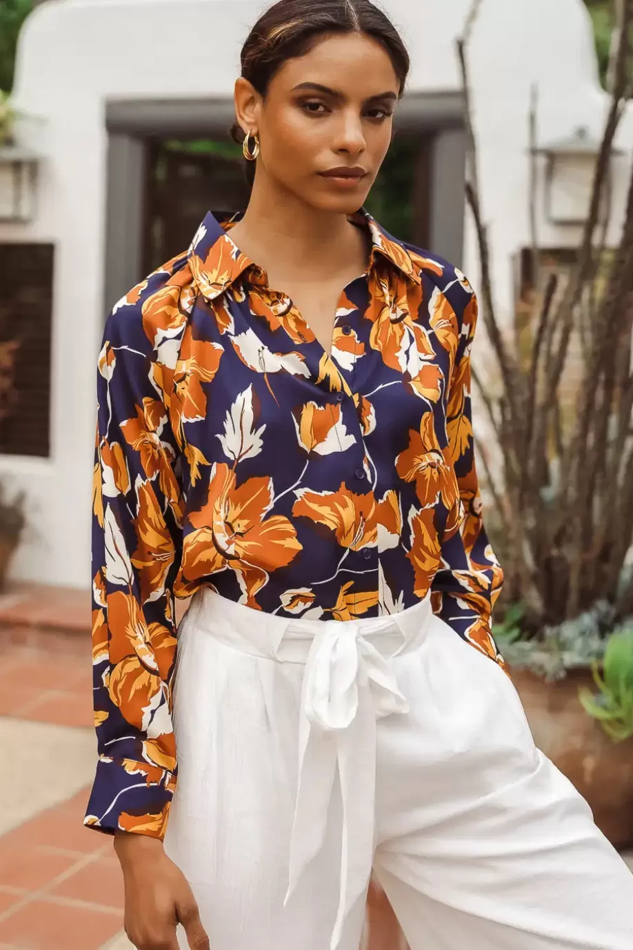 Discount Saddler Floral Button Up - FINAL SALE BUTTON DOWN | TOPS