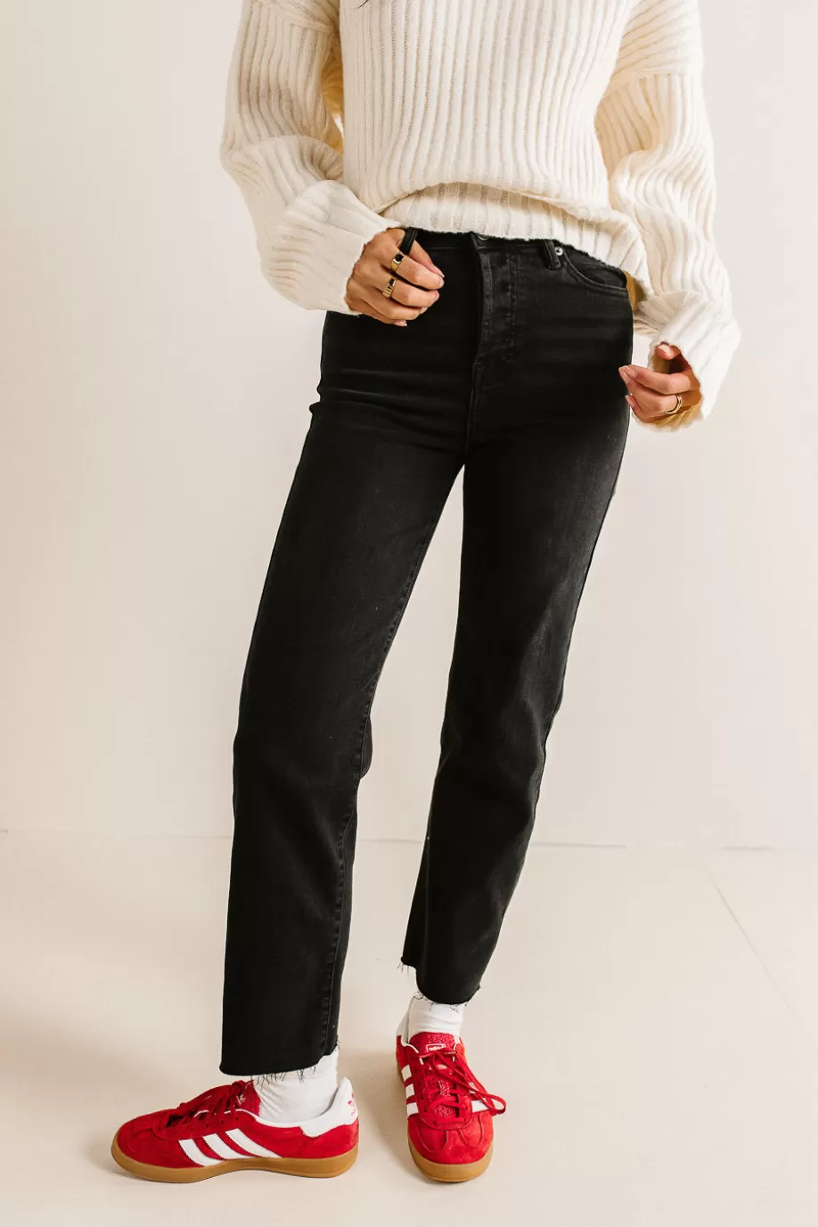 New Tayja Wide Leg Jeans DENIM