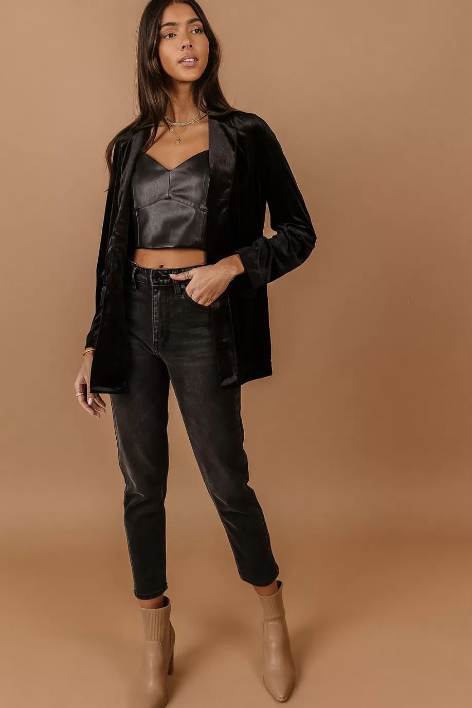 Flash Sale Vero Moda Audrey Velvet Blazer - FINAL SALE JACKETS & BLAZERS | JACKETS & BLAZERS